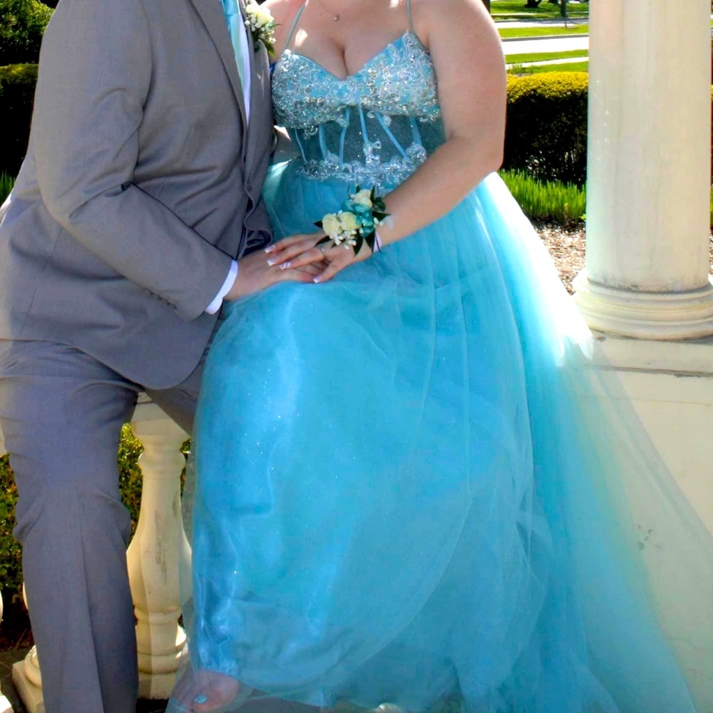 Waltz Blue Dress Size- 16